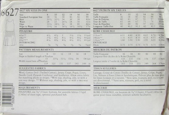 SIX SIZES IN ONE– Sewing Patterns House