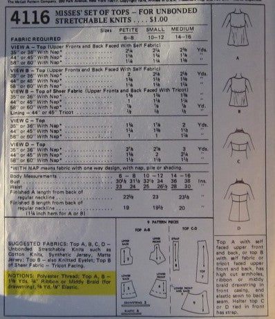 MISSES SET OF TOPS