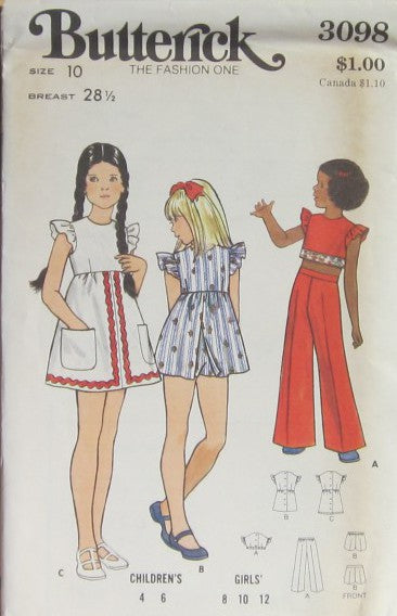 CHILDRENS AND GIRLS DRESS PLAY DRESS TOP PANTS AND SHORTS