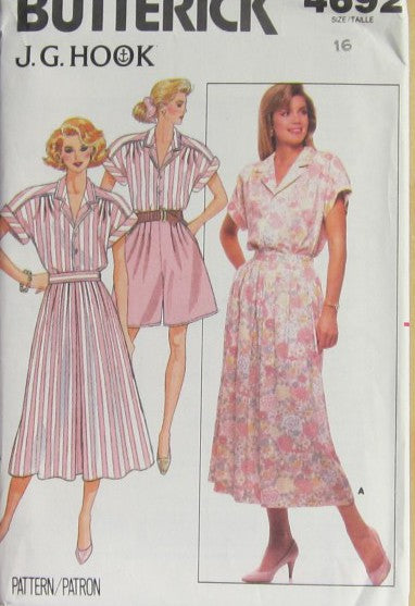 MISSES SHIRT SKIRT AND SHORTS