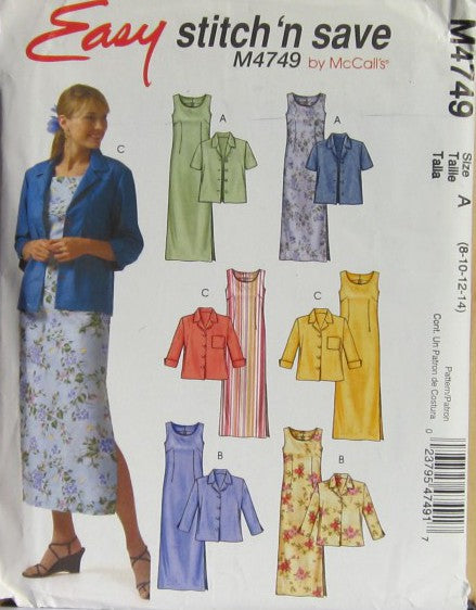 MISSES/MISSES PETITE JACKET AND DRESS