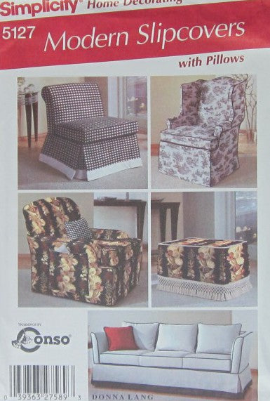 MODERN SLIPCOVERS WITH PILLOWS
