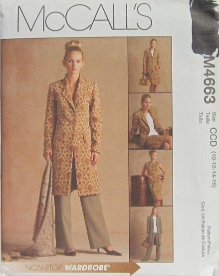 MISSES'/MISS PETITE LINED JACKET, TOP, PANTS AND SKIRT