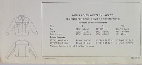 LADIES JACKET