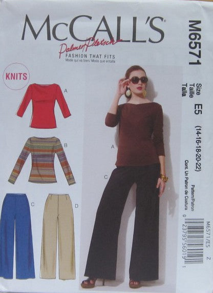 MISSES' TOP AND PANTS