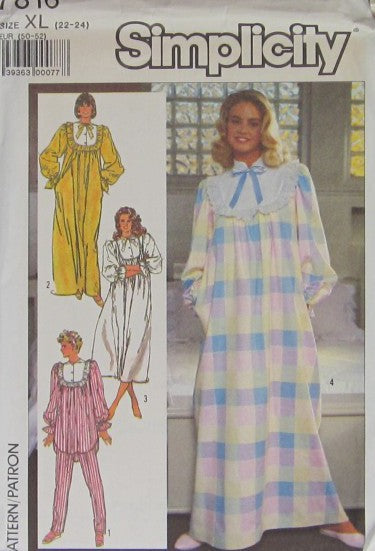 MISSES' NIGHTGOWN  IN TWO LENGTHS AND PAJAMAS