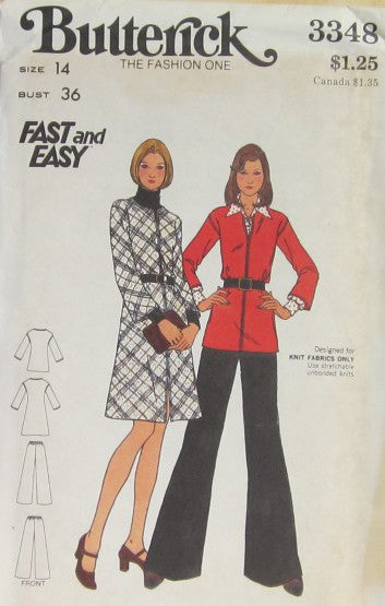 MISSES JUMPER TOP AND PANTS