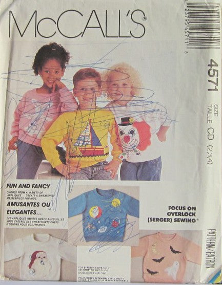 KIDS SWEATSHIRT AND APPLIQUES