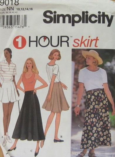 MISSES FLARED WRAP SKIRT IN THREE LENGTHS