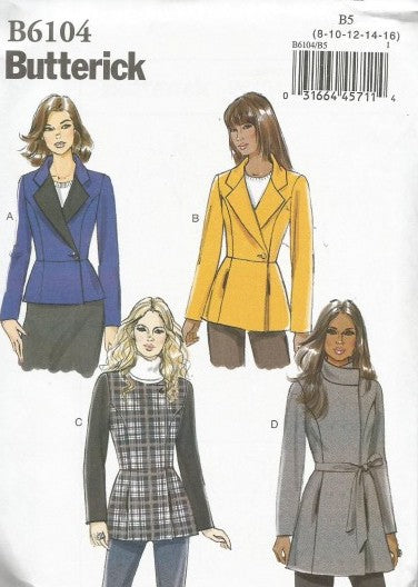 MISSES' JACKET AND BELT