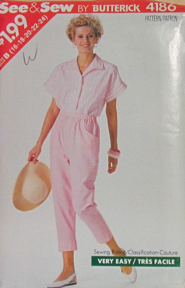MISSES'/MISSES' PETITE TOP AND PANTS