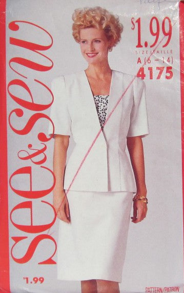 MISSES/MISSES PETITE JACKET SKIRT AND CAMISOLE