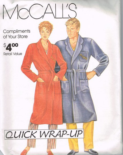MISSES' AND MEN'S ROBE
