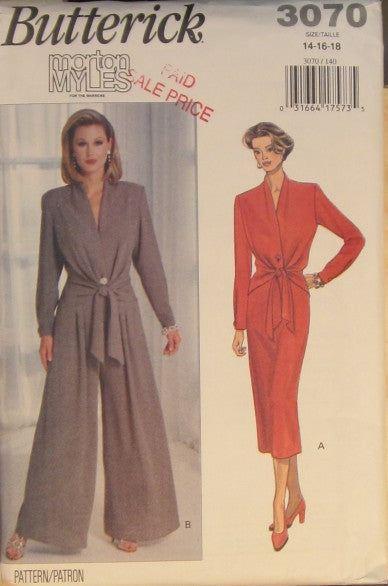 MISSES' TOP, SKIRT AND PANTS