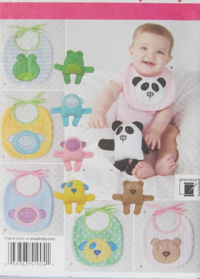 BABY BIBS AND STUFFED ANIMALS