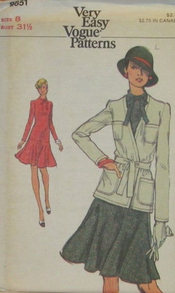 MISSES DRESS AND JACKET