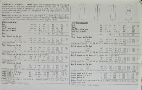 MISSES SET OF JUMPERS- 22 PIECES
