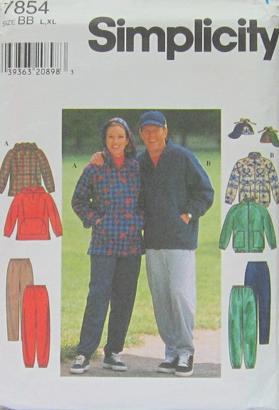MISSES', MEN'S AND TEENS' JACKET, TOP AND PANTS AND HAT