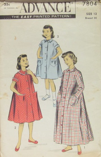 GIRLS HOUSECOAT OR DUSTER