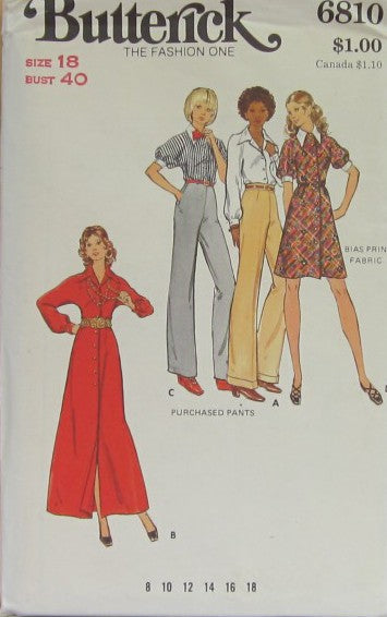 MISSES DRESS AND BLOUSE
