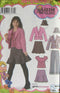 GIRLS/GIRLS PLUS SKIRT PANTS TOP JACKET AND HAT