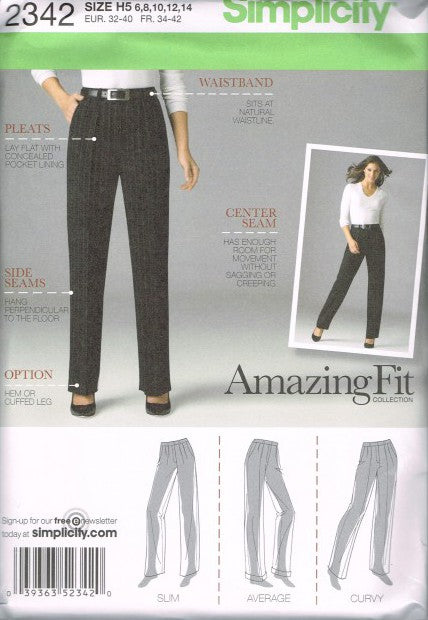 MISSES'/MISS PETITE PLEATED PANTS WITH INDIVIDUAL PIECES GIVEN FOR