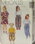 CHILDREN'S BLOUSE AND PANTS IN TWO LENGTHS AND SHORTS