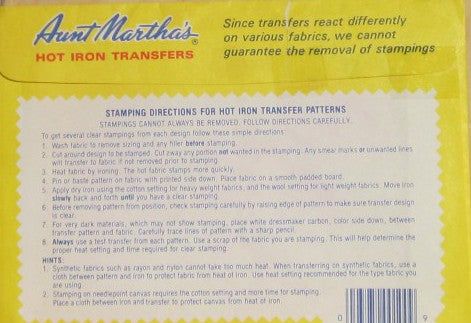 HOT IRON TRANSFERS