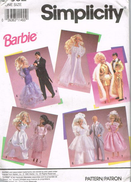 CLOTHES FOR 11 1/2 INCH 29 CM BARBIE TM AND 12 INCH 30.5 CM KEN TM
