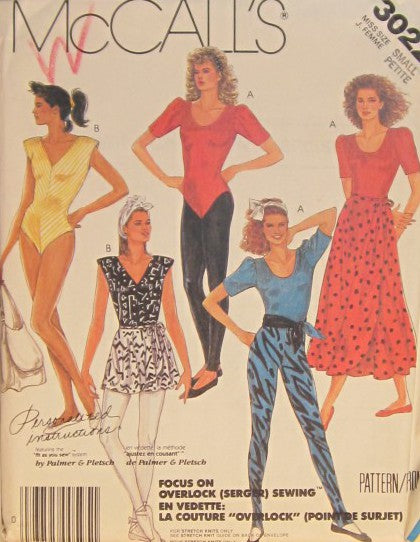MISSES' LEOTARDS, SKIRT, PANTS AND SASH-FOR TWO-WAY STRETCH