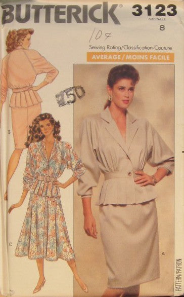 MISSES' TOP & SKIRT