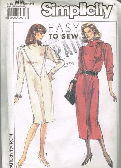 MISSES' PULLOVER DRESS IN TWO LENGTHS