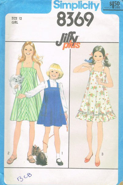 GIRLS' JIFFY PLUS DRESS OR JUMPER