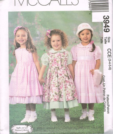 CHILDREN'S AND GIRLS' DRESSES, PINAFORE AND PETTICOAT