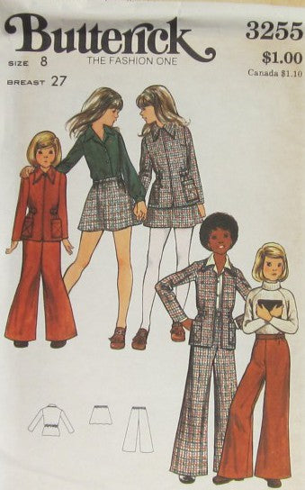 CHILDRENS AND GIRLS JACKET SKIRT AND PANTS