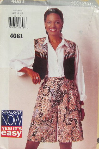 MISSES' VEST AND SHORTS