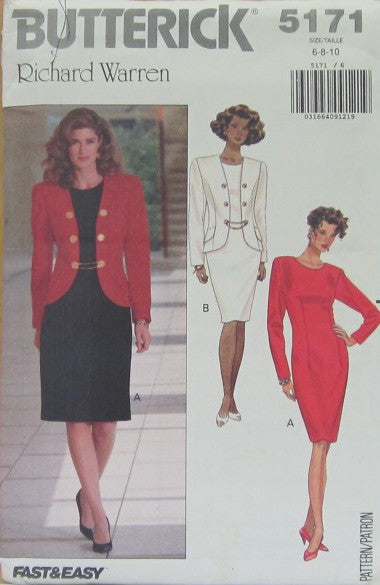 MISSES/MISSES PETITE JACKET AND DRESS