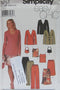 MISSES' JACKET WITH FRONT VARIATIONS, PULL-ON PANTS, BIAS SKIRT,