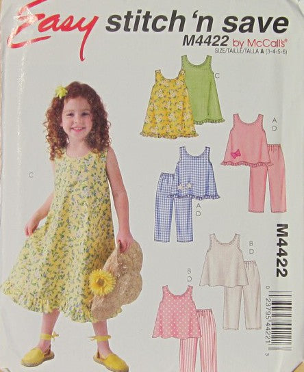 CHILDRENS AND GIRLS TOPS DRESS AND PANTS