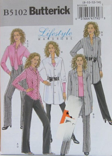 MISSES/MISSES PETITE SHIRT TIE PANTS