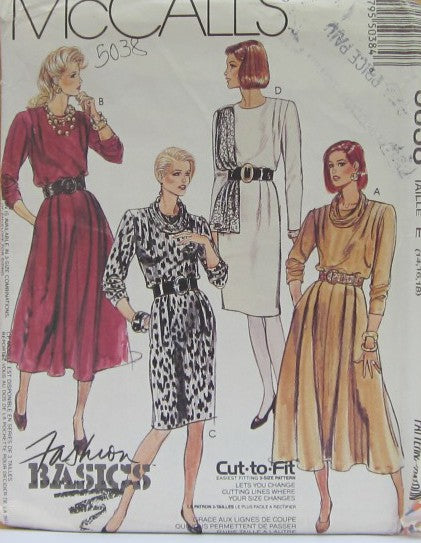 MISSES DRESSES IN TWO LENGTHS AND SCARF