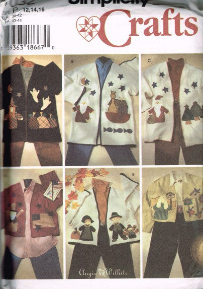 MISSES' APPLIQUED JACKET IN TWO LENGTHS AND PERMANENT INK TRAN