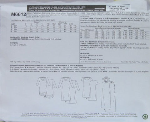 MISSES'/WOMEN'S DRESSES