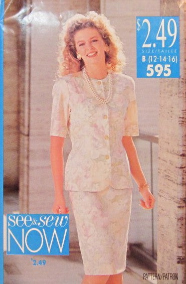 MISSES/MISSES PETITE TOP & SKIRT