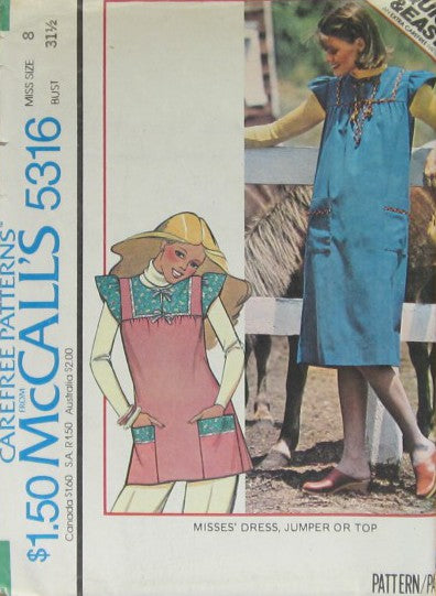 MISSES' DRESS, JUMPER OR TOP