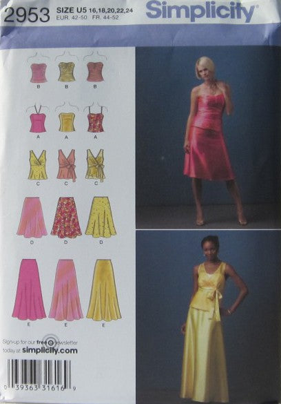 MISSES TOPS AND SKIRTS