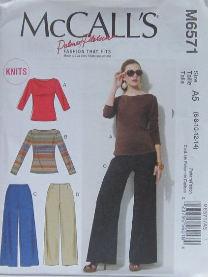MISSES' TOPS AND PANTS