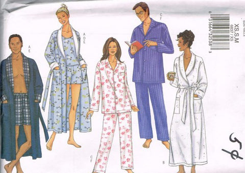 UNISEX ROBE, BELT, TOP, SHORTS AND PANTS