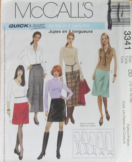 MISSES' A-LINE SKIRTS IN FIVE LENGTHS
