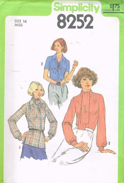 MISSES BLOUSE AND ASCOT